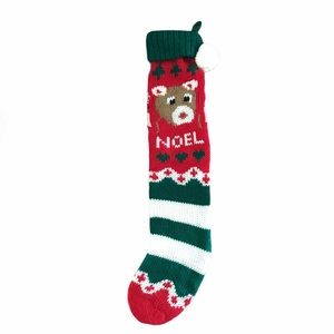 NOEL Vintage Christmas Stocking